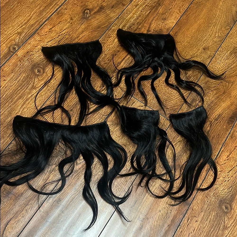 Black clips Hair Extensions